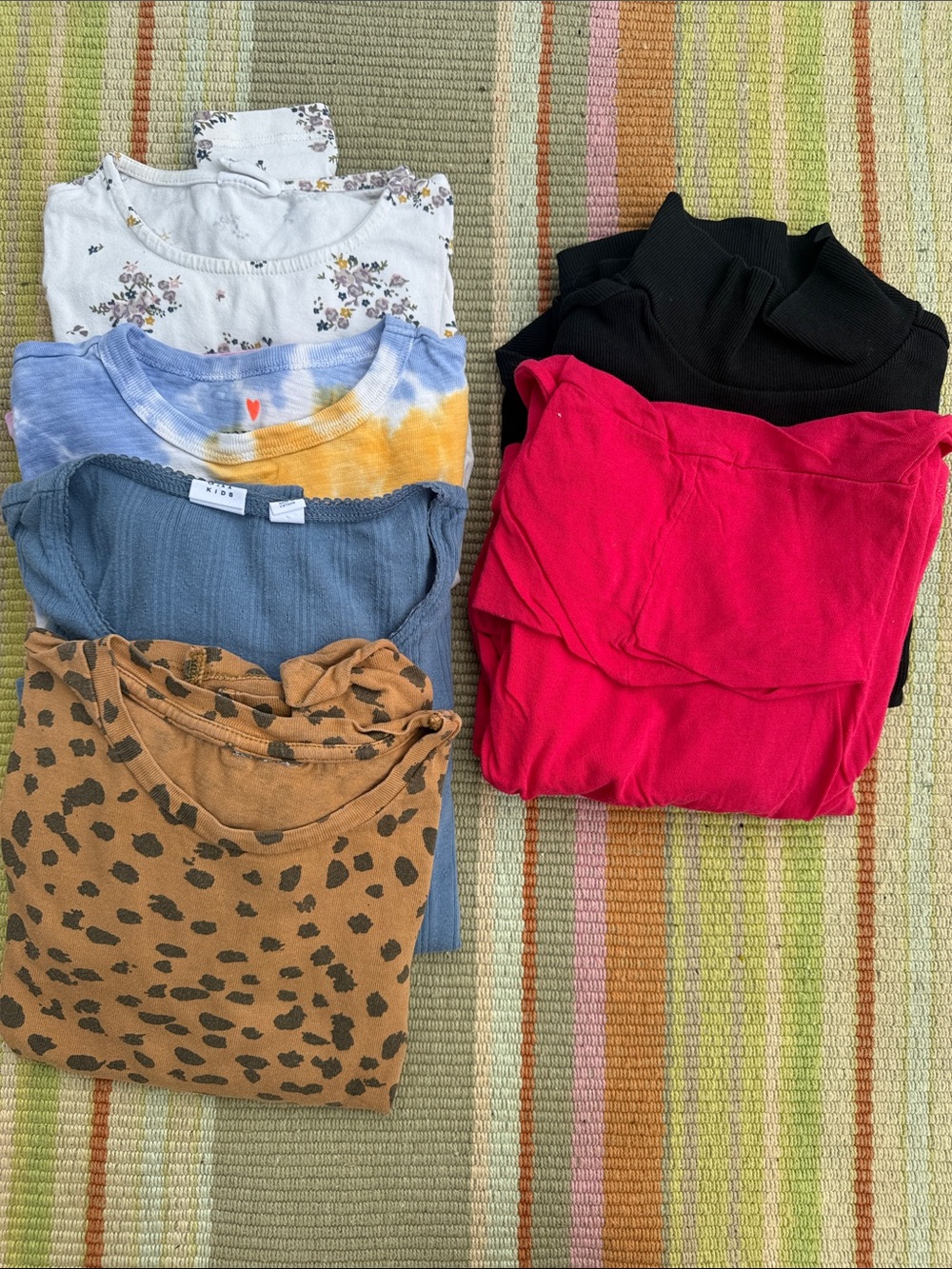 Six long sleeve shirts - GAP, crew cut, Zara